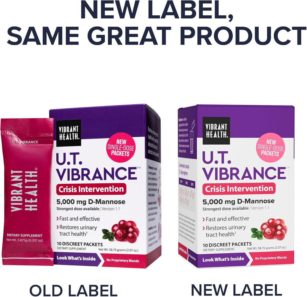 Vibrant Health, U.T. Vibrance Stick Packs, Crisis Intervention for Urinary Tract Health, 10 Servings