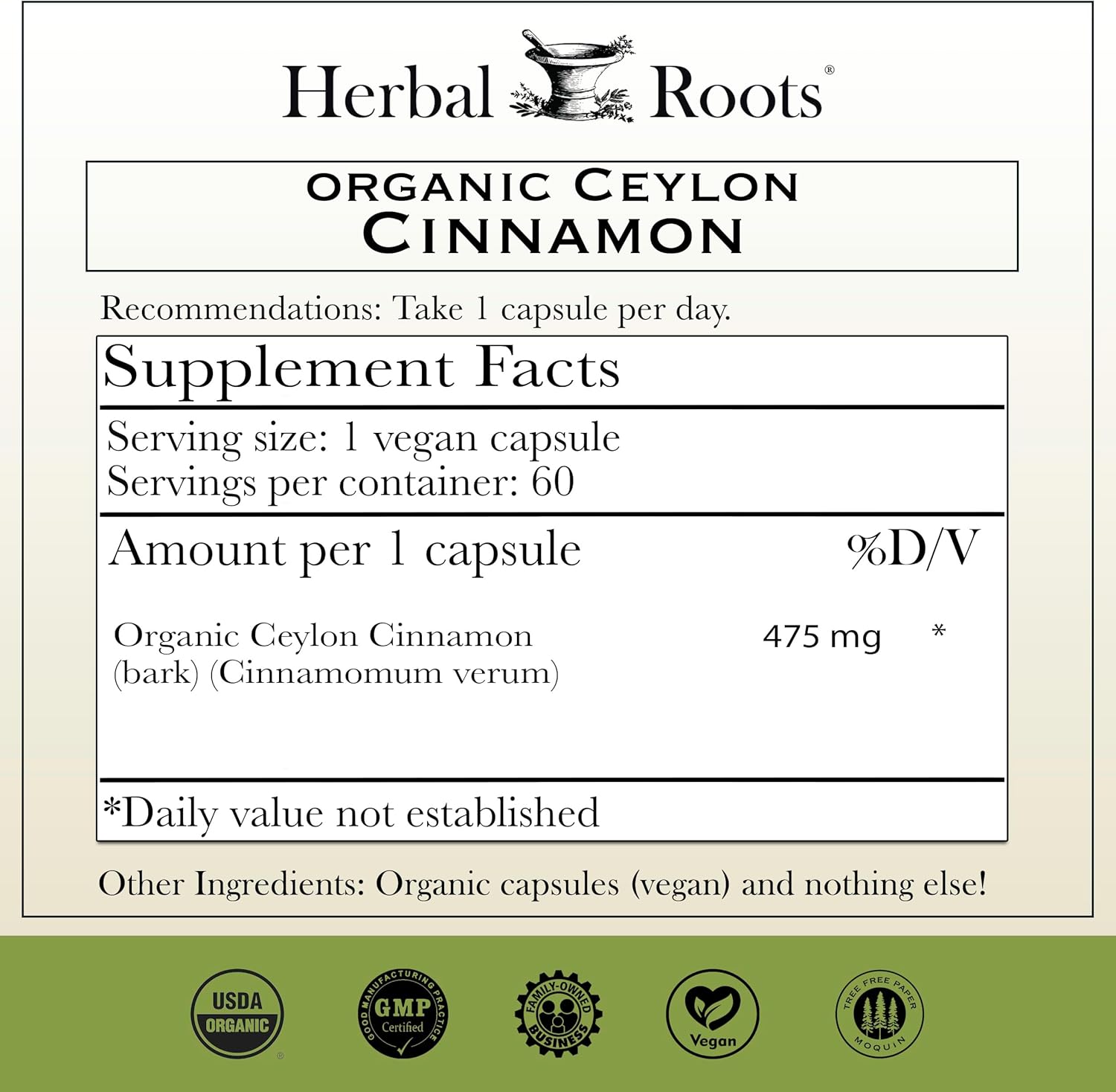 Herbal Roots Certified Organic Heart Health Trio, Hawthorn, Ceylon Cinnamon, Beetroot Herbal Supplements
