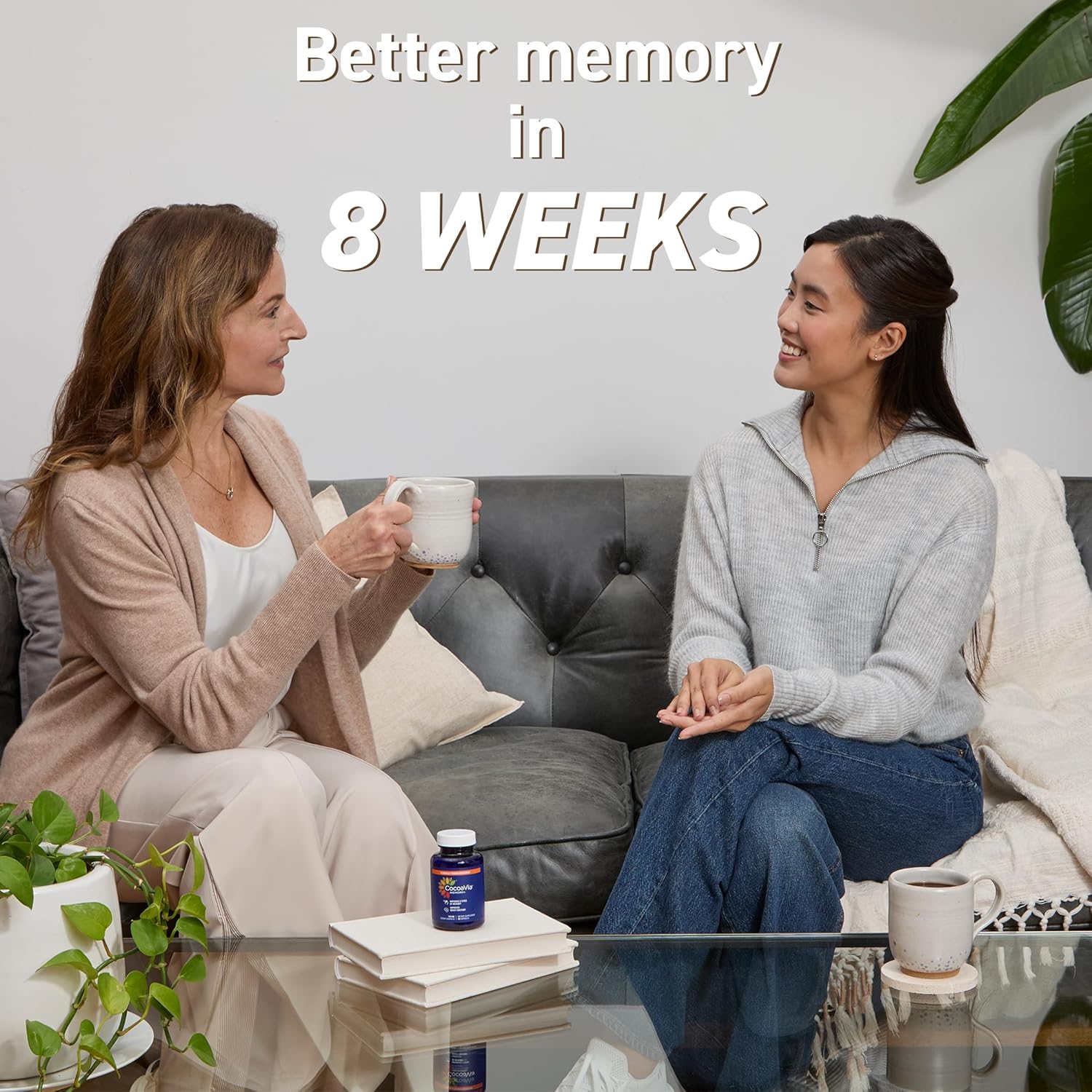 CocoaVia Memory+ Brain Supplement, Clinically Proven Memory and Brain Booster, Sugar Free, Gluten Free, Vegan, 750 mg Cocoa Flavanols Capsules, 30 Day Supply (270 Count (Pack of 1))