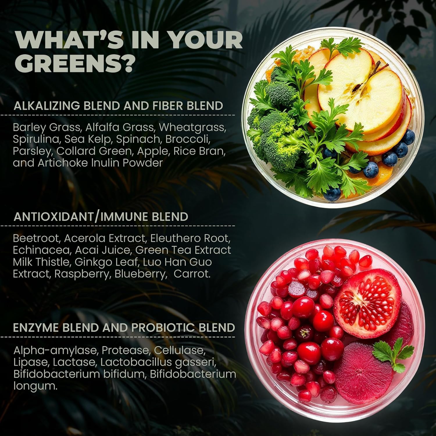 Chuga's Super Greens Powder – Organic Superfood Blend with Greens, Fruits & Probiotics – Boosts Energy, Detox, and Digestion – Vegan, Non-GMO, Gluten-Free, Keto Friendly - 30 Servings