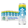 Starbucks Iced Energy Drink, Blueberry Lemonade, Zero Sugar Energy Drink, Plant Based Caffeine, Hydration, Mental Clarity, 12 Fl Oz Cans (Pack of 12)