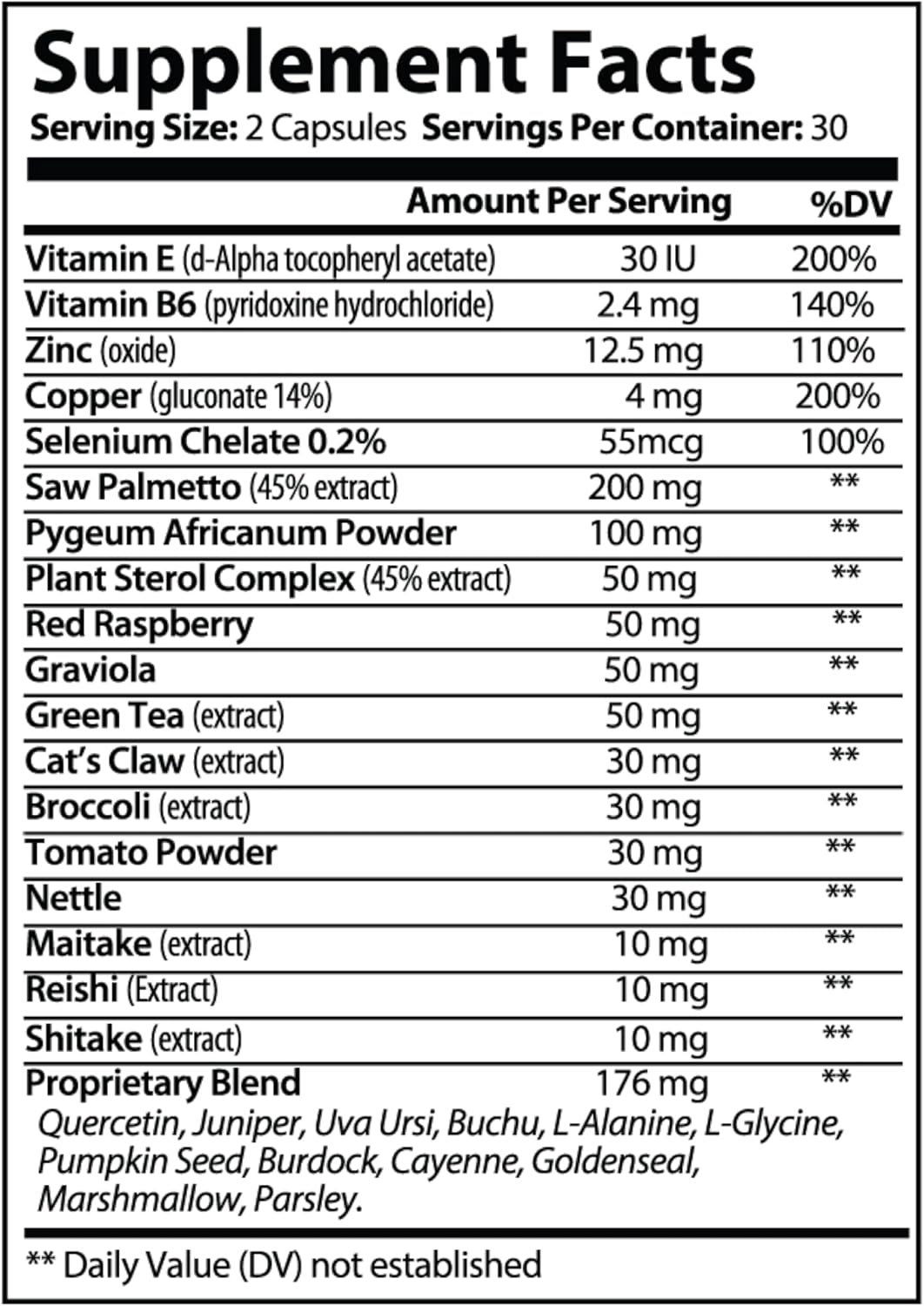 New Generation Supplement for an Enlarged Prostate – Targets The 9 Fundamentals Metabolic Pathways - Reduce Urgency, Promote Urine Flow – All Organic & Natural. 60 Cap.(1 mo. Supply for a Free Life)