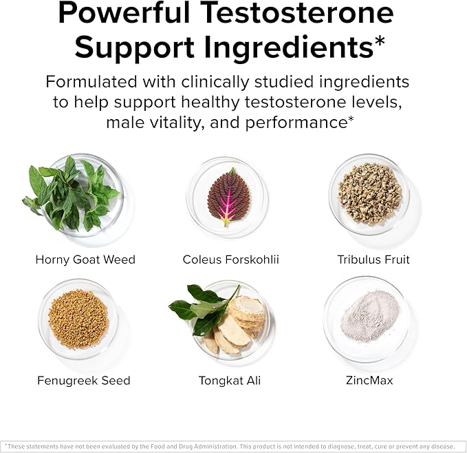 InnoSupps T-Drive Magnum | Testosterone Booster for Men, Amplify Muscle Growth - Tongkat Ali, Zinc, Fenugreek - Fat Burner & Testosterone Supplement for Men (90 Capsules)