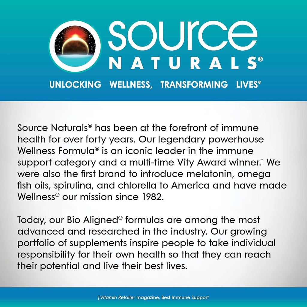 Source Naturals L-Tryptophan with Coenzyme B-6 500 mg - 30 Tablets