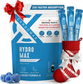 CardoMax Hydromax Electrolyte Drink Mix – Blue Raspberry 15 Liquid Packets with Potassium & Magnesium – Zero Sugar, Keto & Vegan Electrolytes for Hydration