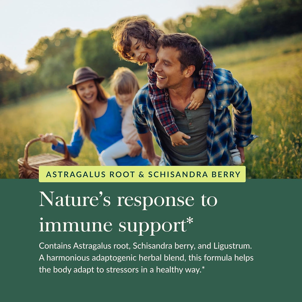 Gaia Herbs Astragalus Supreme - Immune and Antioxidant Support Herbal Supplement - with Astragalus Root, Schisandra Berry, and Ligustrum - 60 Vegan Liquid Phyto-Capsules (15-Day Supply)