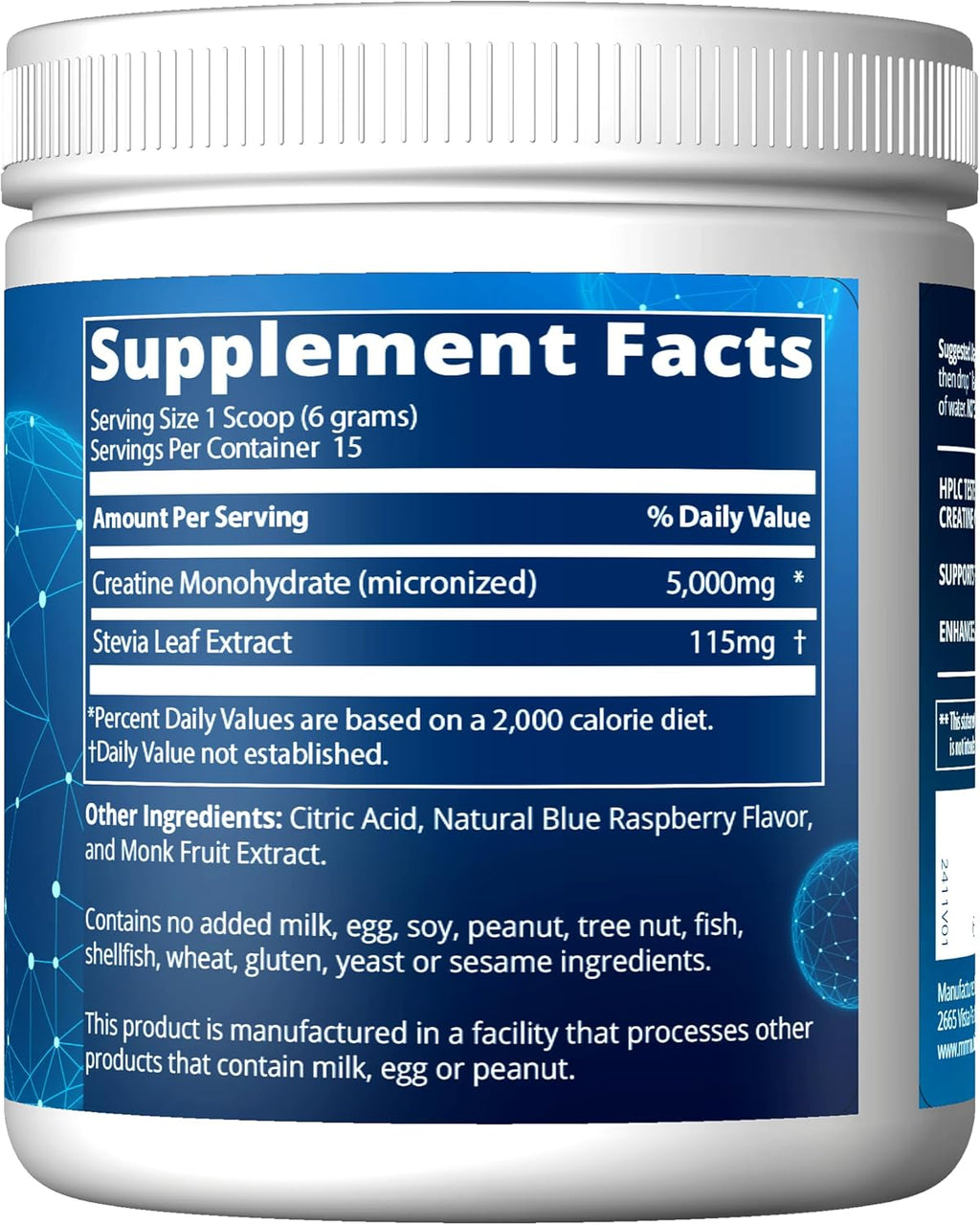 MRM Creatine Dry Scoop Blue Raspberry