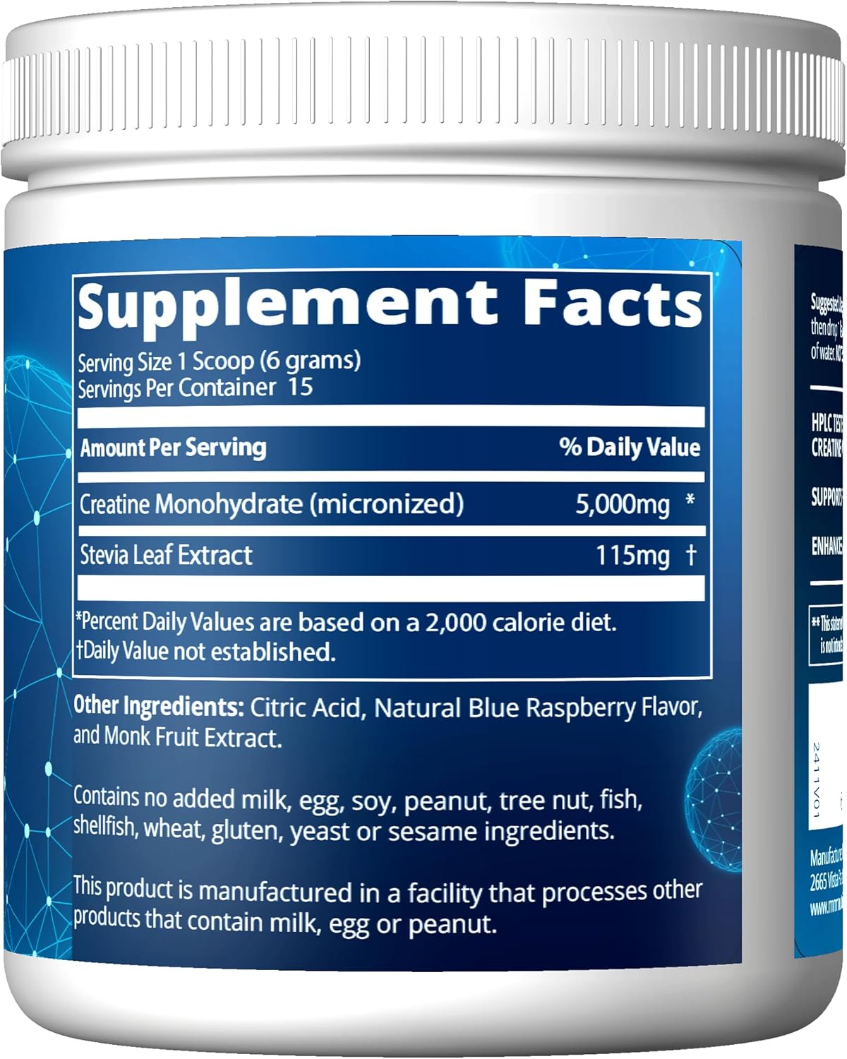 MRM Creatine Dry Scoop Blue Raspberry