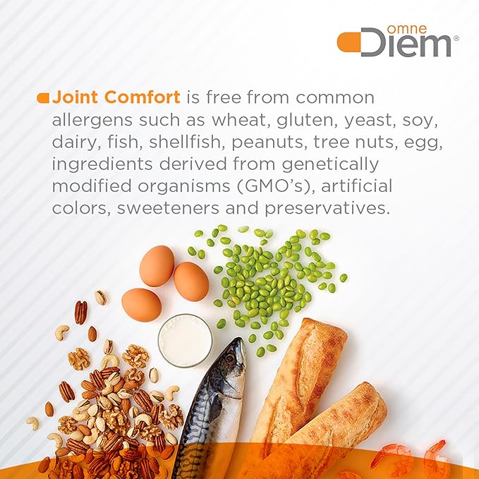 OmneDiem Joint Comfort with ZOARA, 60 Capsules – Dietary Supplement for Comprehensive Joint Care & Comfort