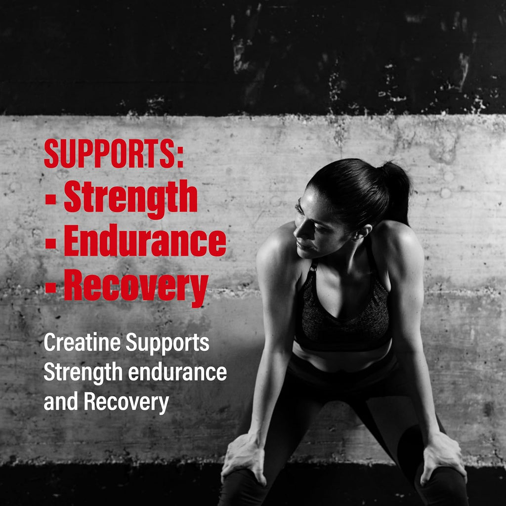 100% Pure Creatine Monohydrate Powder, Canada-Made, 500 g (100 Servings) Micronized Powder, Muscle Growth, Unflavored, Ideal for Athletes & Fitness Enthusiasts, Third Party lab Tested, Vegan