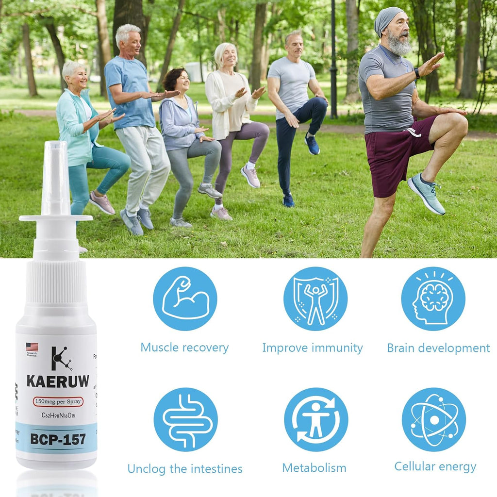 BP-C157-150mcg per Spray, 30ml Total, 200 Sprays – Tissue Repair & Gut Health Support, 1 Bottle USA Made- B