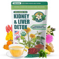 Ovida Dandelion Wolfberry Tea – Natural Kidneys & Liver Health Tea, Organic Herbal Tea with Milk Thistle, Turmeric & Goji Berry, Seven Herbal Ingredients Natural Blend for Daily Wellness, 15 Tea Bags