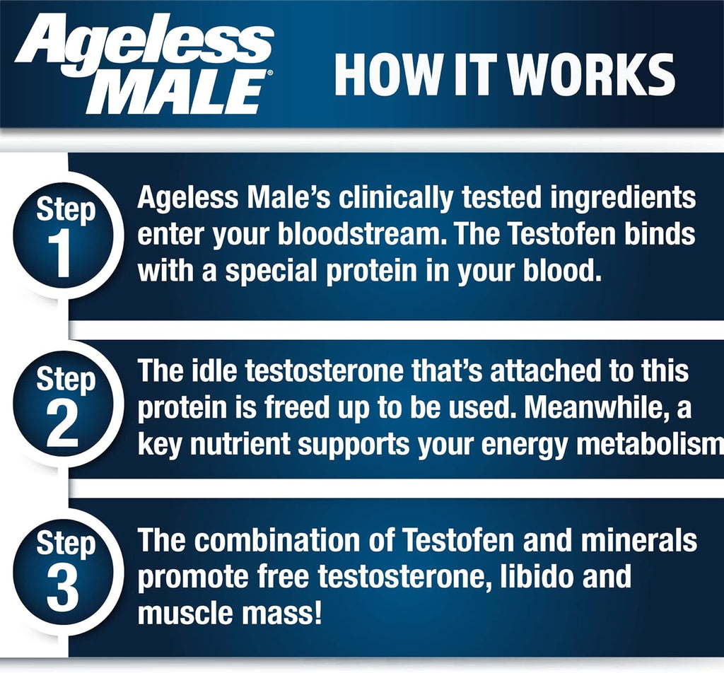 Free Testosterone Booster Supplement for Men, 76 Tablets