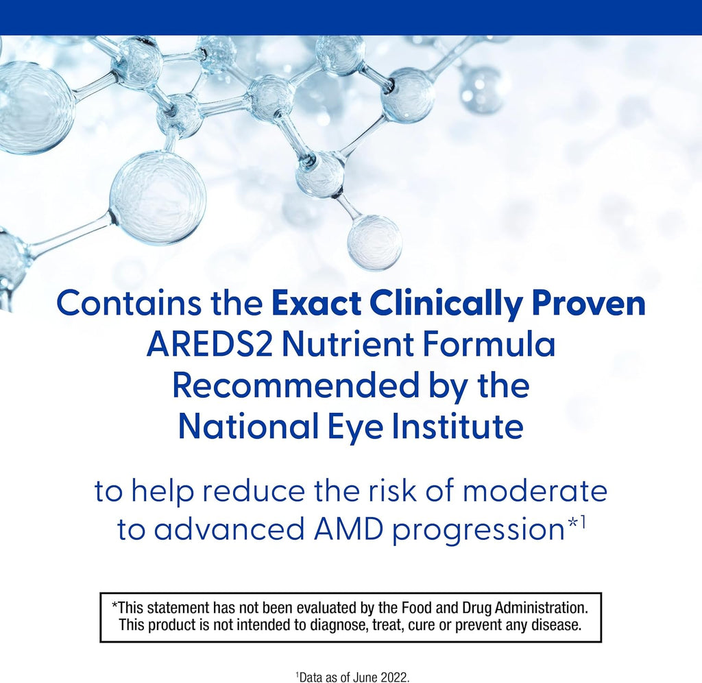 PreserVision AREDS 2 Eye Vitamins, #1 Eye Doctor Recommended Brand, Lutein and Zeaxanthin Supplement with Vitamin C, Vitamin E, Zinc, and Copper, 90 Softgels (Minigels)