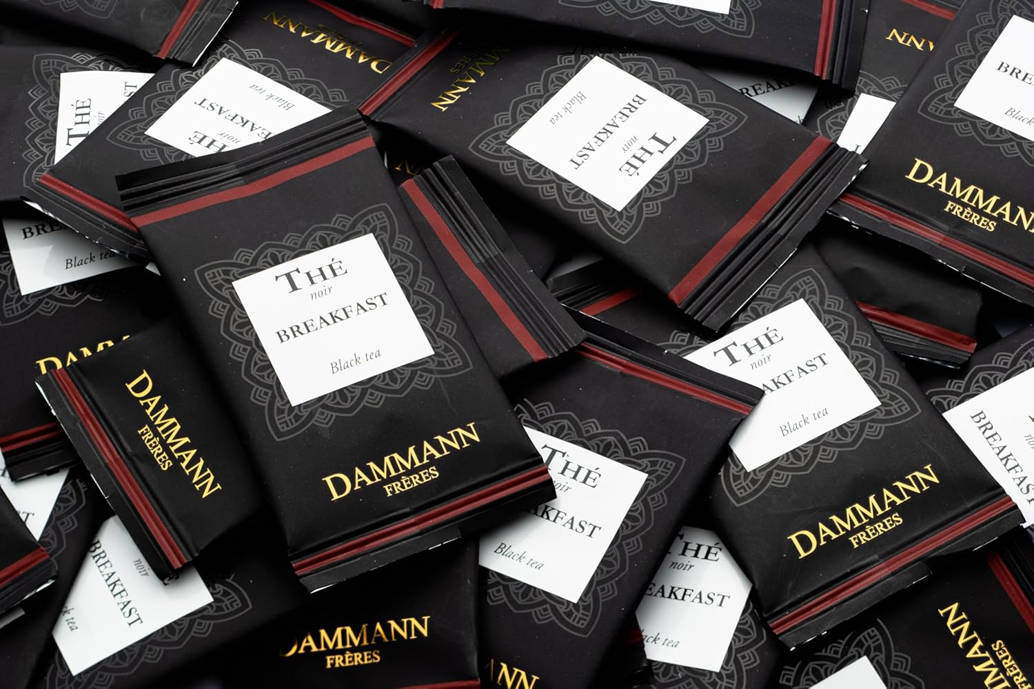 Dammann Freres Loose Leaf, Breakfast Blend Premium Gourmet French Black Tea, 24 Count (Single Pack)