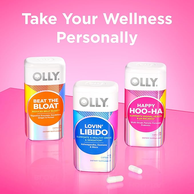 OLLY Combat Cravings, Metabolism & Energy Support Supplement,1000 mcg Chromium, Green Tea, Goji Berry, Ginger - 30 Count