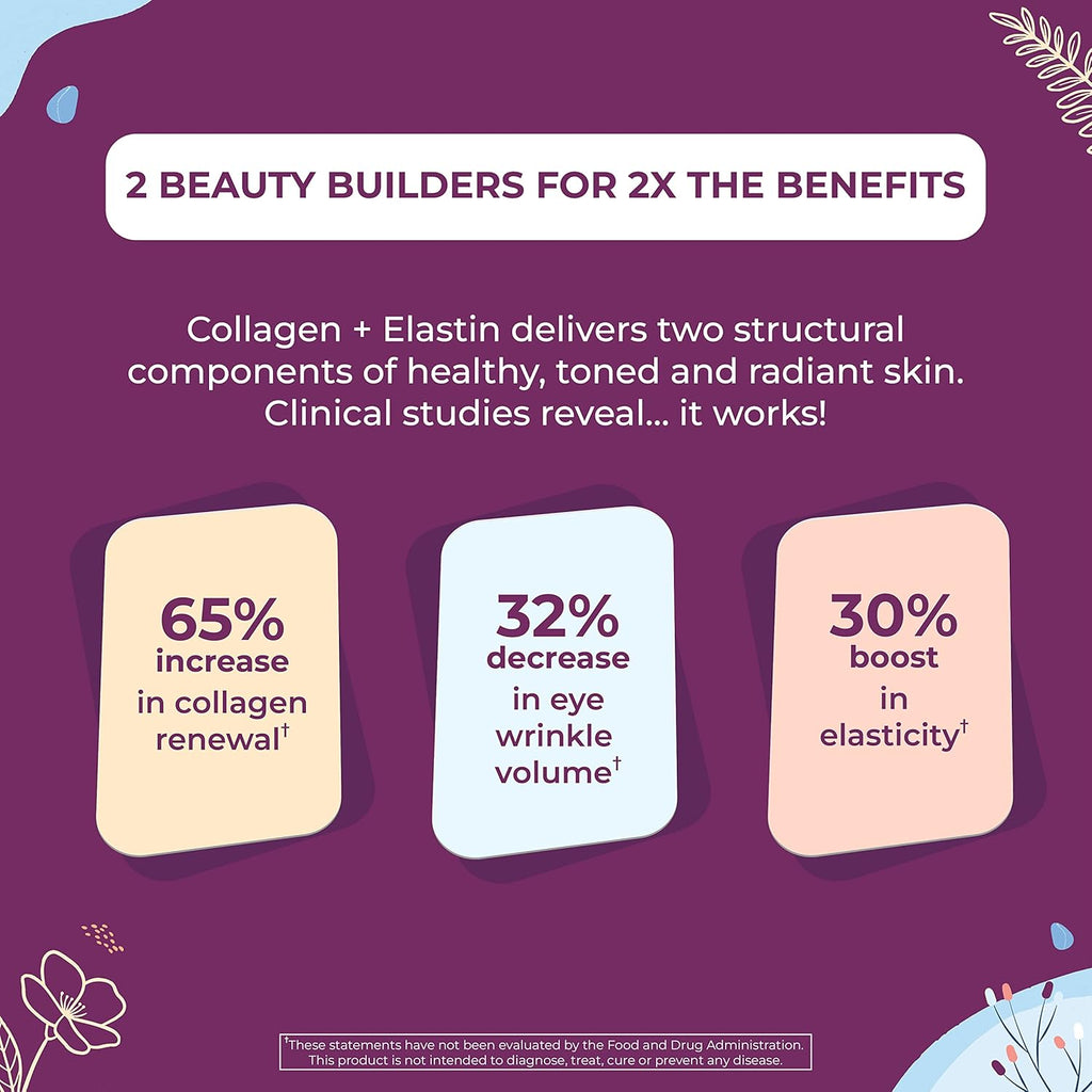 Body Kitchen Collagen + 250 mg Elastin – Supports Skin Hydration, Elasticity & Healthy Aging, Unflavored Powder (30 Servings)