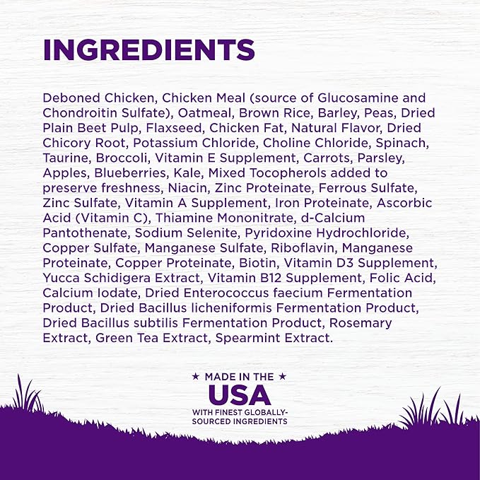 Wellness Complete Health Dry Dog Food, Wholesome Grains, Natural, Healthy Weight Chicken & Peas Recipe, (26-Pound Bag)