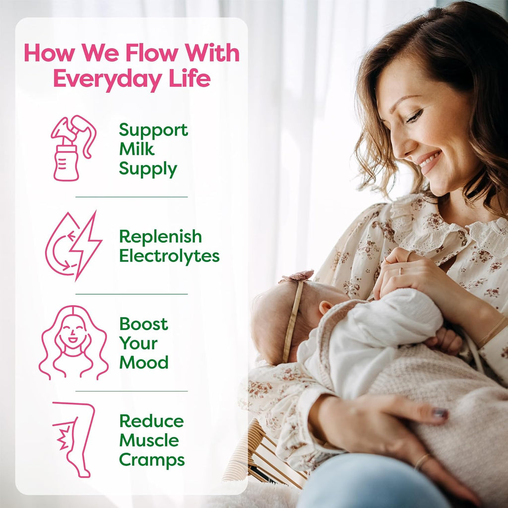 Greater Than Lactation Supplement Support, Coconut Water, Vitamins & Electrolyte Drink for Breastfeeding, Breast Milk & Immune Support, Variety Pack & Strawberry Lemonade (20 Pack)