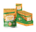 FocusFuel Energy Chews – Peach Sample Pack (36 Servings) – 100mg Caffeine + Alpha GPC + L-Theanine + B12, Magnesium – No Crash or Jitters