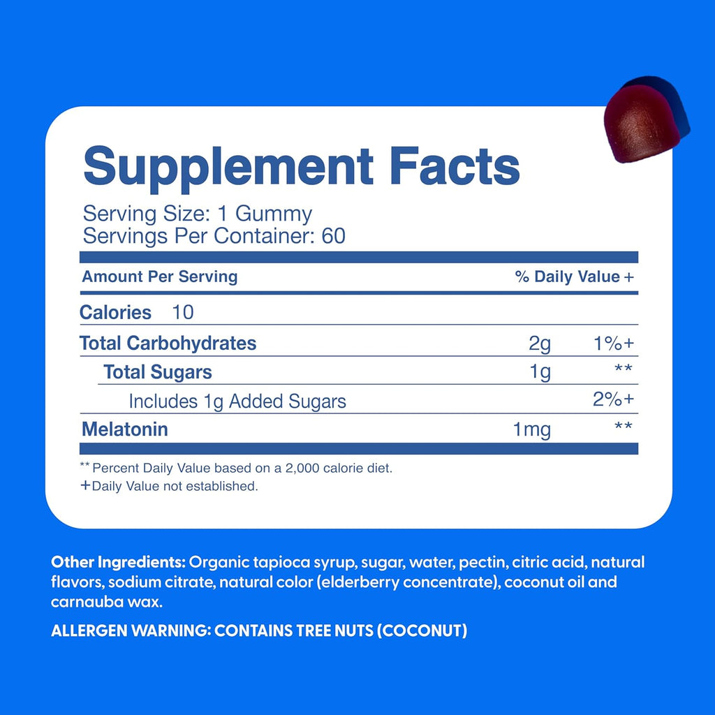 Feel Great Kids Melatonin Gummy | Strawberry Flavored Melatonin Gummies Kids | 1 MG of Melatonin Sleep Aid for Kids | Vegan Gummies | 60 Day Supply