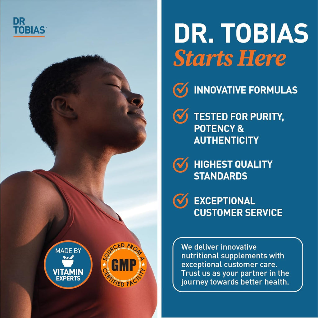 Dr. Tobias Vegan Omega 3 Supplement, 1400mg Algae Oil, 420mg DHA, and 210mg EPA per Serving, Non-GMO, Gluten-Free, Carrageenan-Free, 60 Capsules, 30 Servings