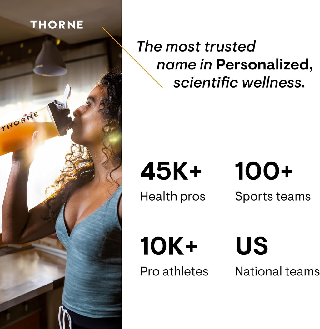 THORNE Creatine - Micronized Creatine Monohydrate Powder - Support for Muscles & Cognitive Function* - for Women & Men - Strawberry - NSF Certified for Sport - 5 g per Serving - 60 Servings