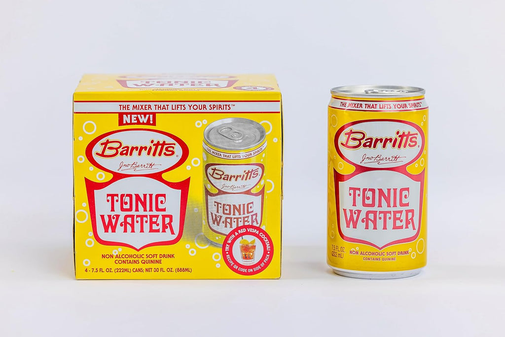 Barritt's Mixers - Club & Tonic Mix, Non-Alcoholic Soda Cocktail Mixer, 7.5 fl oz Cans, 24 Pack, Mini
