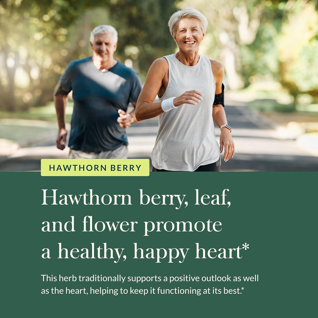 Gaia Herbs Hawthorn Supreme - Hawthorn Berry Supplement - with Herbs Traditionally Used to Support Heart Health* - 60 Vegan Liquid Phyto-Capsules (30-Day Supply)
