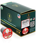 Organic Ashwagandha Tea Pods for Keurig with Ginger, Licorice, Organic Hibiscus Sabdariffa, Rosehip, & Lime - Decaf Herbal Tea - Energizing Tea by Teavity (24 Tea Pods)