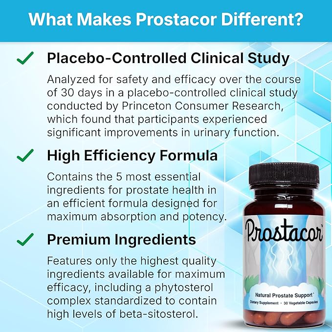 Natural Prostate Support Supplement - Non-GMO, Vegan, Gluten-Free