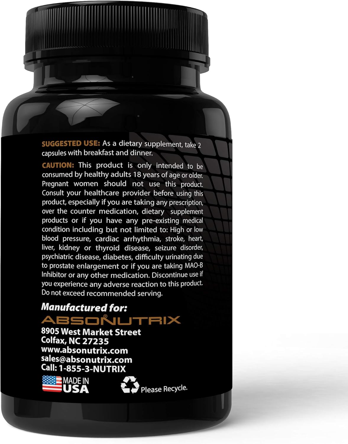 Absonutrix Cissus Quadrangularis Xtreme 1600mg - 120 Capsules