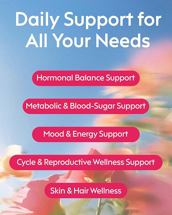 milamend Hormone Balance for Women 40:1 Myo-Inositol D-Chiro Inositol Supplement + CoQ10, ALA, & Amino Acids – Fertility, Ovarian & Cycle Support – Unsweetened Hibiscus Tea Powder – 30-Day Supply