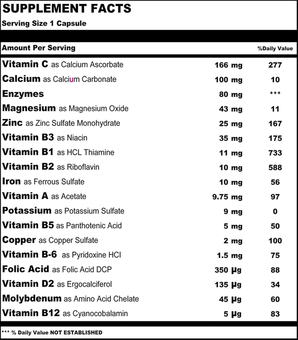 OPTIMMUNER Plus - Immune System Booster – 100% Natural Supplement - Real Improvements, 60 Caps