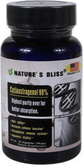 Nature'sbliss Cycloastragenol 25mg 99%,Telomere Supplements, Astragalus Root Extract, Anti Aging Supplement, Made in USA, Immunity Boost, Stomach Acid Protected, Super Absorption, 30 Capsules