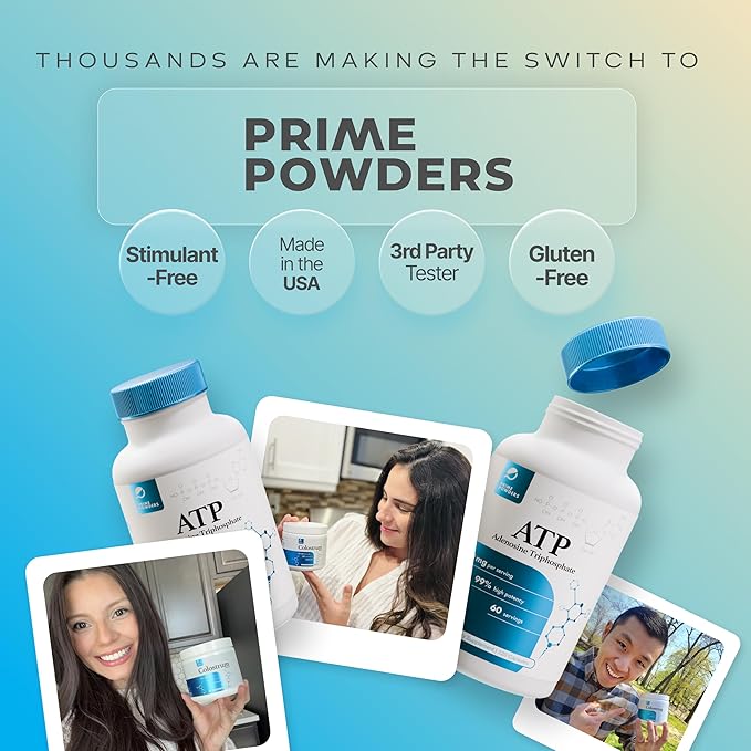 ATP Capsules - 120 Capsules - Adenosine Triphosphate Disodium - 400mg per Serving - Boost Energy Endurance Stamina