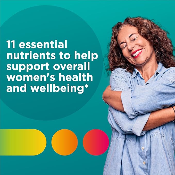 Centrum Women’s Multivitamin Gummies, Immune, Energy, Healthy Appearance Support, 100 Count, 50 Day Supply
