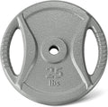 Amazon Basics 1-Inch Cast Iron Grip Weight Plates