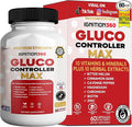 Ignition360 Gluco Controller Max, Dietary Supplement, 60 Capsules, Herbal Formula with Banaba Leaf & Cinnamon (1)