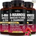NEW AGE D-Mannose with Cranberry & Hibiscus - High Strength for Urinary Tract Health - Supplement for Women - Bladder, Liver & Microflora Support - Made in USA - Vegan, 180 Capsules