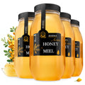 HONIGMA® Marma Acacia Honey | Authentic Raw Honey from Ukraine | 100% Pure & Unpasteurized | 1000g/35.2oz | May Arrive Partially Crystallized | Pack of 4