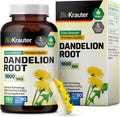 BIO KRAUTER® Dandelion Root Extract - Vegan & Pure Dandelion Root Capsules 1800 mg per Serving 250 Caps - Used for Liver & Kidney Support, Cleanse & Detox - No Fillers, Non-GMO - 83 Days of Supply