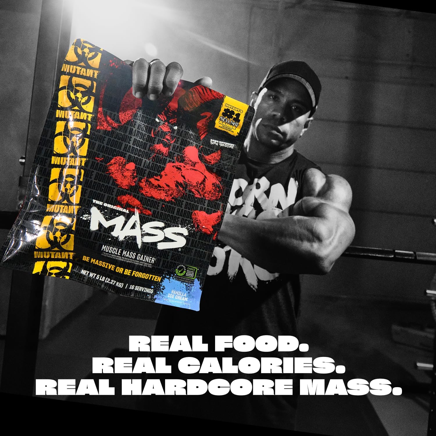 Mutant Mass | Weight Mass Gainer Protein Powder - high Calorie Protein Powder for Mass gain - Triple Chocolate - 5 Pound