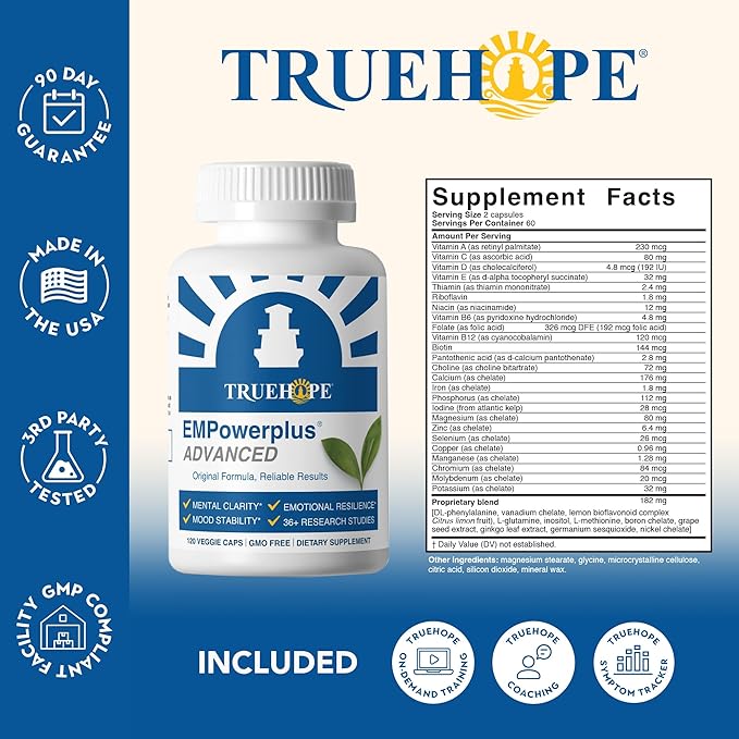 EMPowerplus Advanced Multivitamin for Women & Men - Broad-Spectrum Multivitamins & Chelated Minerals | 1000% Better Absorption | 37 Research Studies & 28 Years of Success | 30 Day Supply