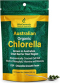 Biogenesis Organic Chlorella Mini Tablets – 300 Count (200mg) | Australian Grown | Rich in Chlorophyll, Vitamins & Minerals | Supports Energy & Immunity | Vegan Mini Tablets