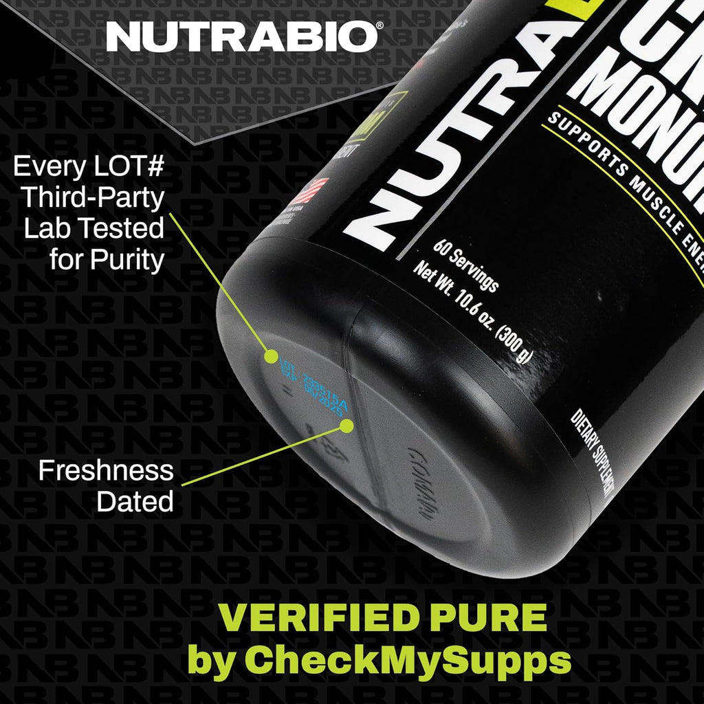 NutraBio Taurine Powder 500g | Pure Free-Form L-Taurine Amino Acid Supplement | Supports Cellular Health, Energy, and Wellness | Non-GMO, USP Grade