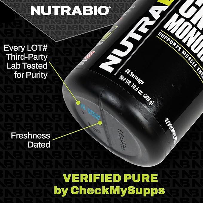 NutraBio Super Carb, Carbohydrate Powder with Cluster Dextrin & Electrolytes, Advanced Carb Supplement Powder for Workout Fuel, Performance, and Muscle Recovery, Cyclic Dextrin, Unflavored, 60 Sv