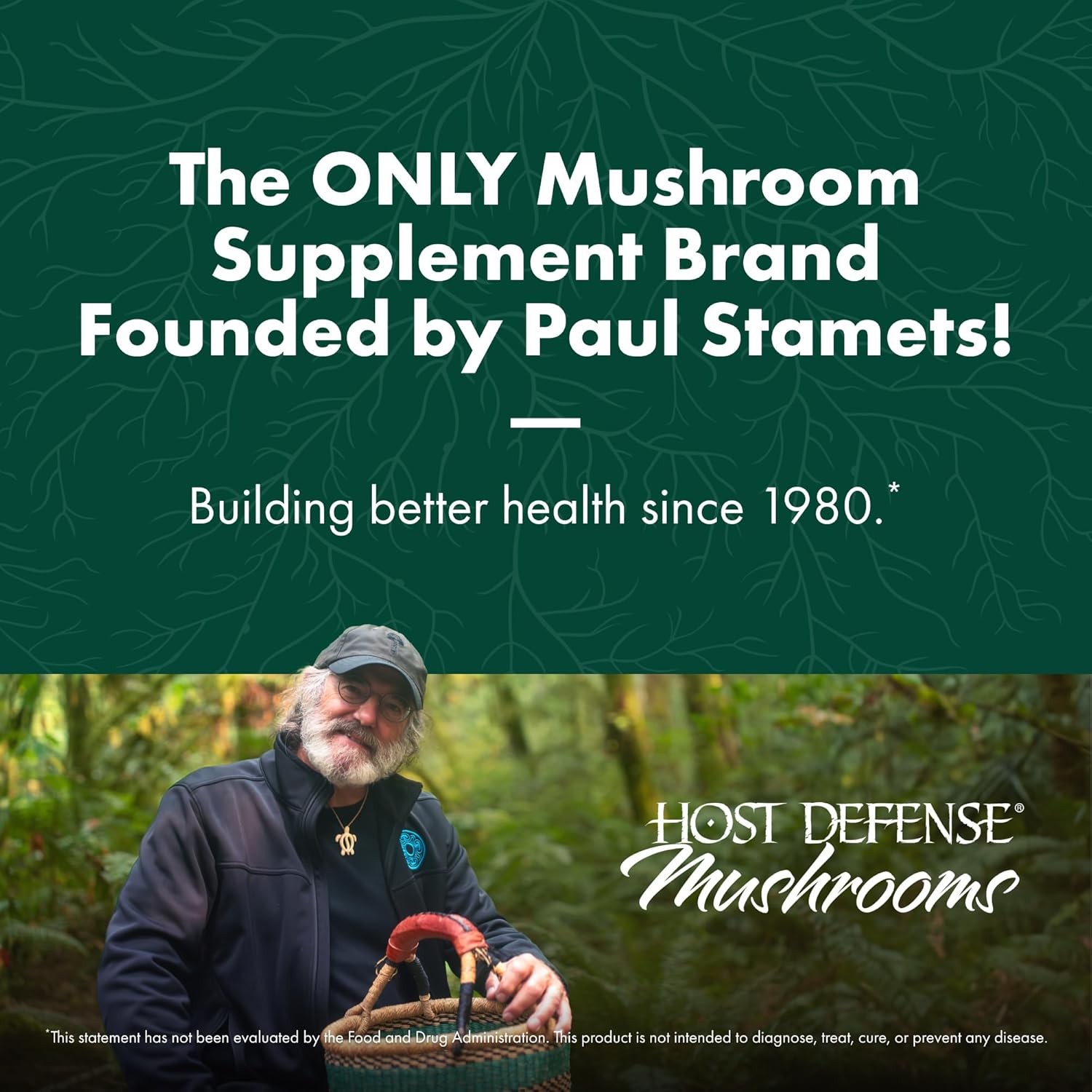 Host Defense Chaga Capsules - Immune System Support Supplement - Chaga Mushroom Capsules for Antioxidant Activity Support - Dietary Mushroom Supplement - 120 Capsules