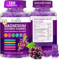 Magnesium Glycinate Gummies 600mg, Sugar Free Chewable Magnesium Gummies for Men & Women, Supports Evening Routine & Inner Balance, No Melatonin, Gluten Free, Non GMO, Vegan, 60 Days Supply