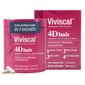 Viviscal 4D Hair Growth Cycle Supplements for Women for Full, Strong, and Healthy Hair; Made with Keratin, Vitamin A, Biotin, Zinc, 30 Day Supply, 60 Count